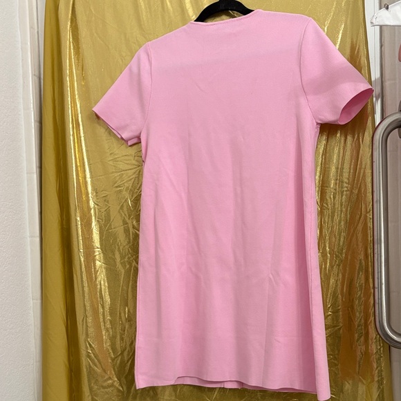 Zara Pink Dress with Purple Bow Details - Picture 4 of 4